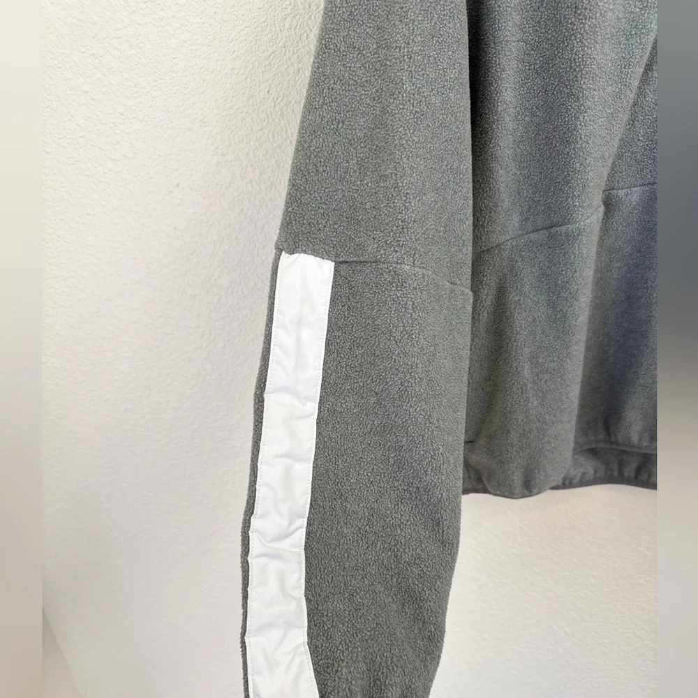 Nike Gray Kansas State Wildcats Quarter Zip Fleece Pullover Sweatshirt Size M